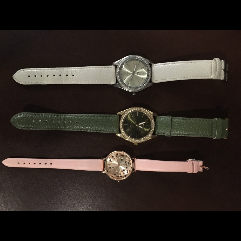 Set of 3 Charming Charlie Watches